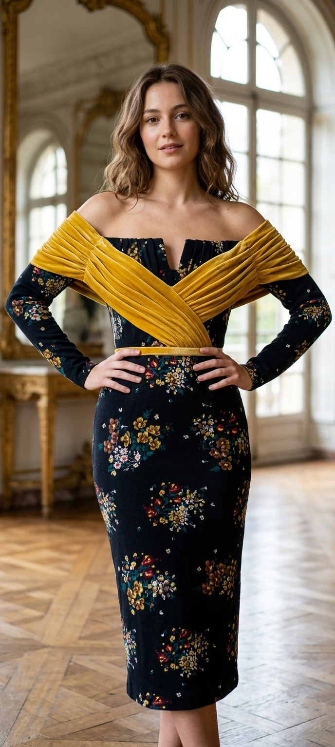 Robe cocktail longue